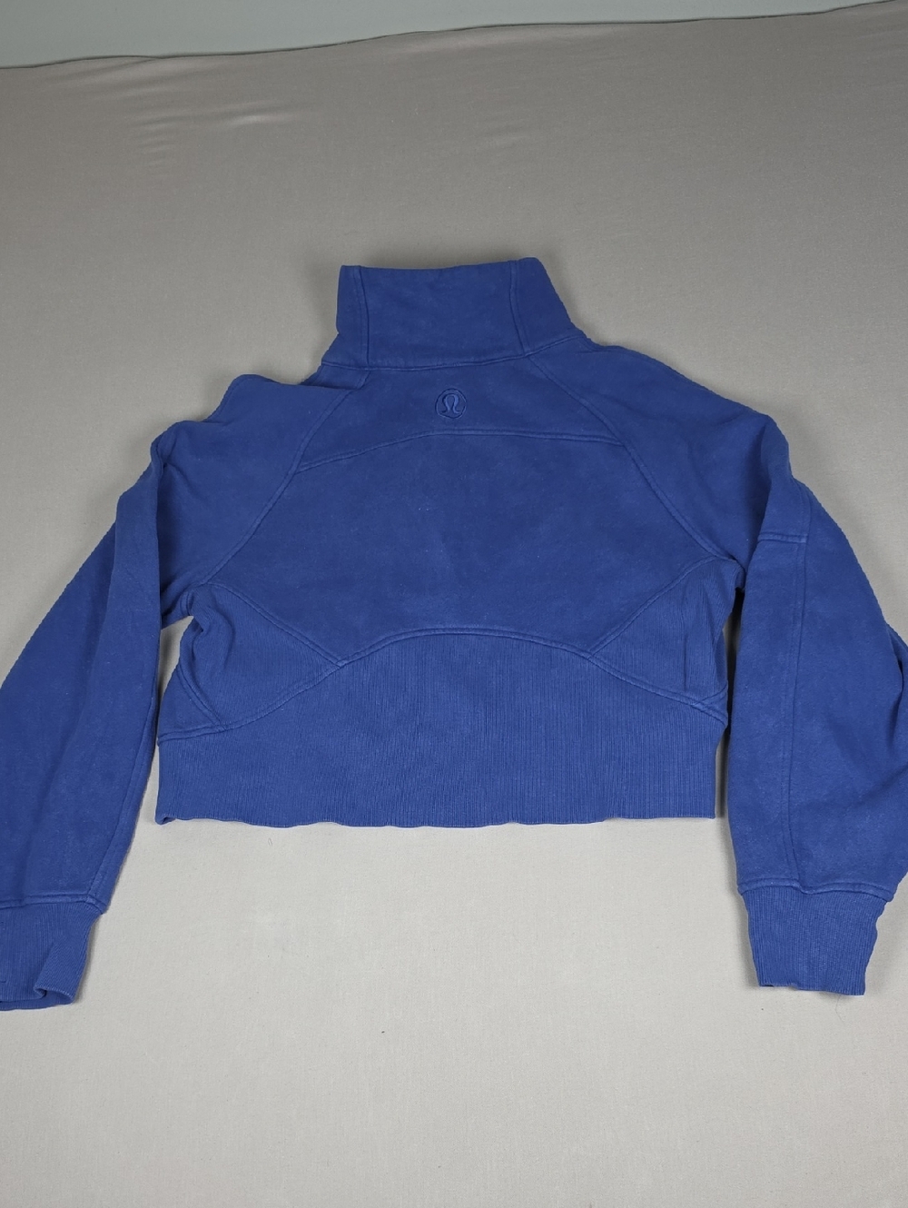 lululemon athletica Royal Blue Half-Zip Pullover Sweater With An Issue Size XS/S